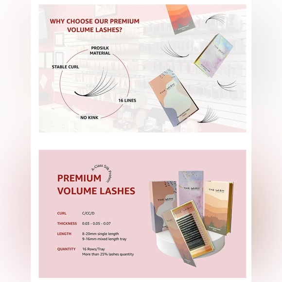 THE LASH SUPPLY | Premium Volume Eyelash Extension Professional Supplies - Picture 7 of 10